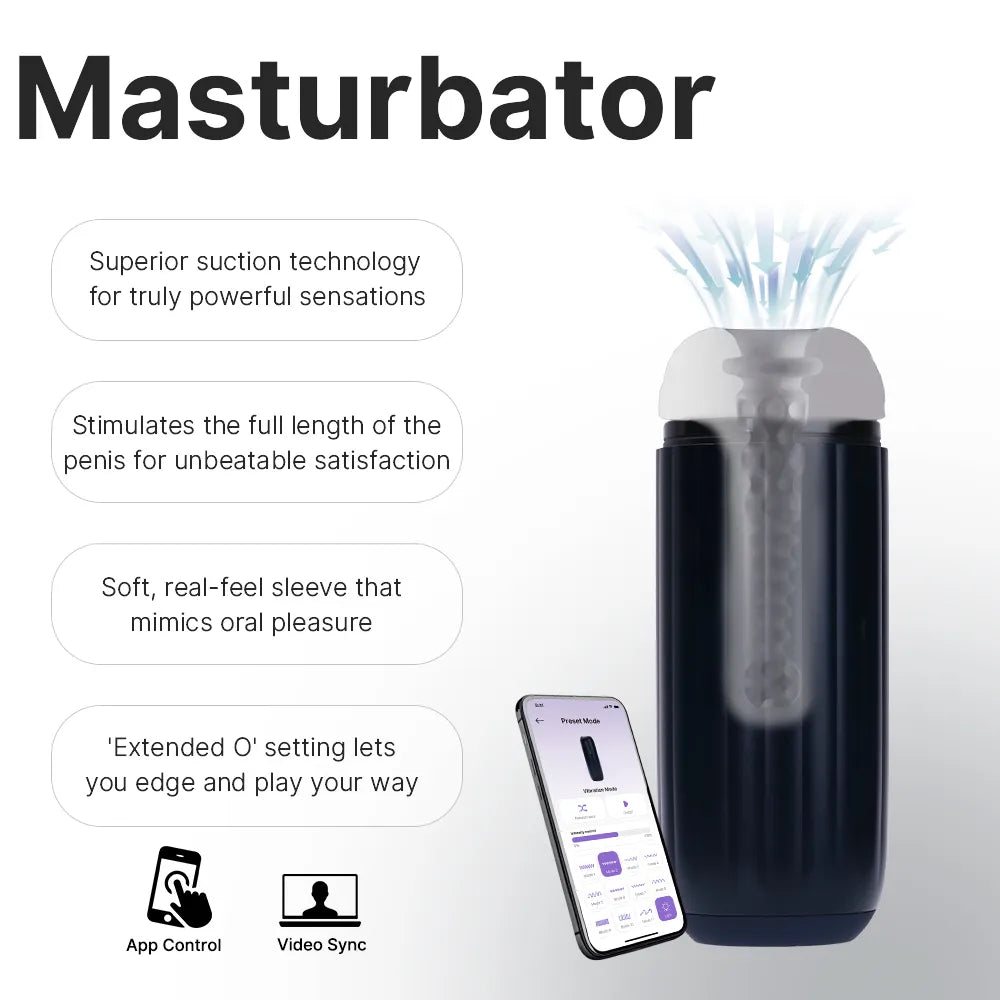 SAM NEO 2 | INTERACTIVE SUCKING & VIBRATING MASTURBATOR - SVAKOM SAM NEO 2 | INTERACTIVE SUCKING & VIBRATING MASTURBATOR - SVAKOM