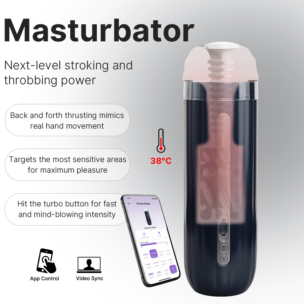 HANNES NEO | Interaktiver pulsierender und beheizbarer Masturbator - SVAKOM HANNES NEO | Interaktiver pulsierender und beheizbarer Masturbator - SVAKOM