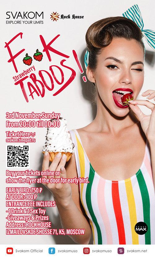 Fxxk Taboos Strawberry Edition in Russia - Svakom Store