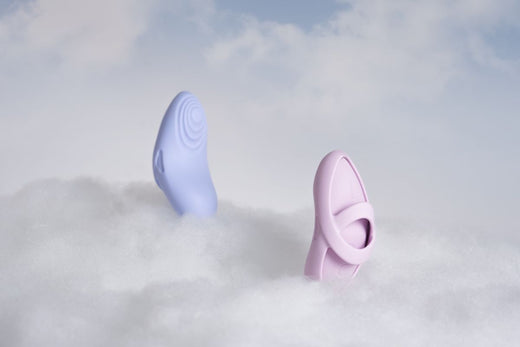 Blue and Pink Finger Vibrator