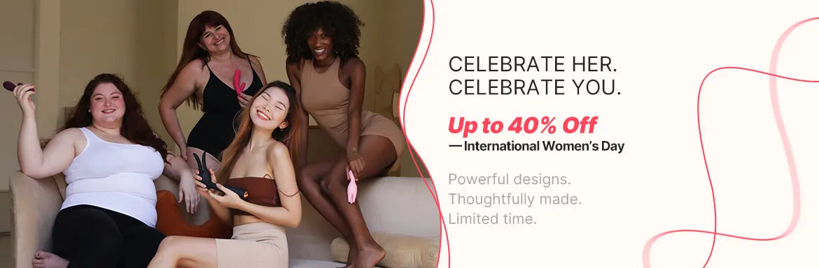 up to 40% off svakom women's day campaign with sex toys for women