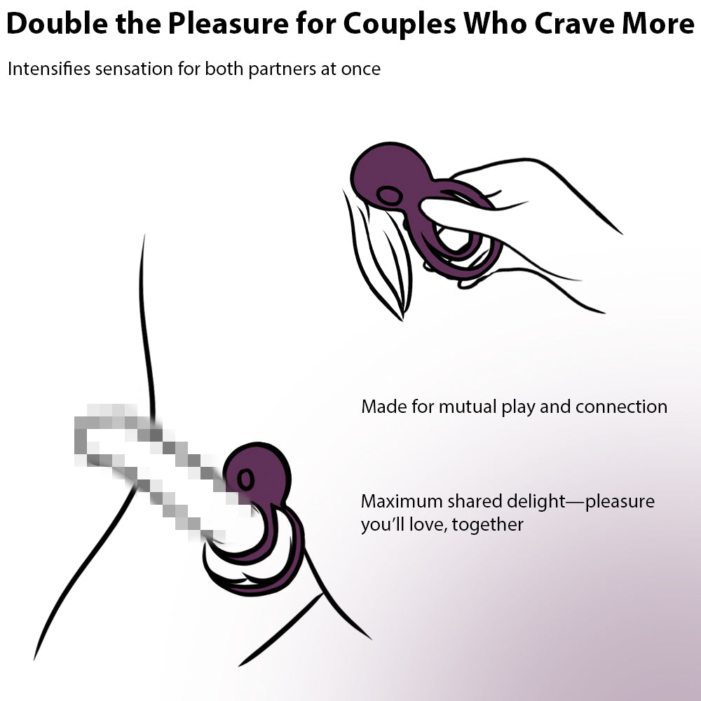 TAMMY | Vibrating Double Cock Ring - SVAKOM TAMMY | Vibrating Double Cock Ring - SVAKOM