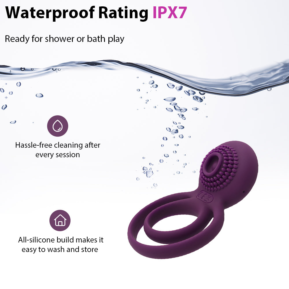 TAMMY | Vibrating Double Cock Ring - SVAKOM TAMMY | Vibrating Double Cock Ring - SVAKOM