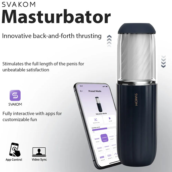 ALEX NEO 2 | Interactive Thrusting Sex Simulator Masturbator - SVAKOM