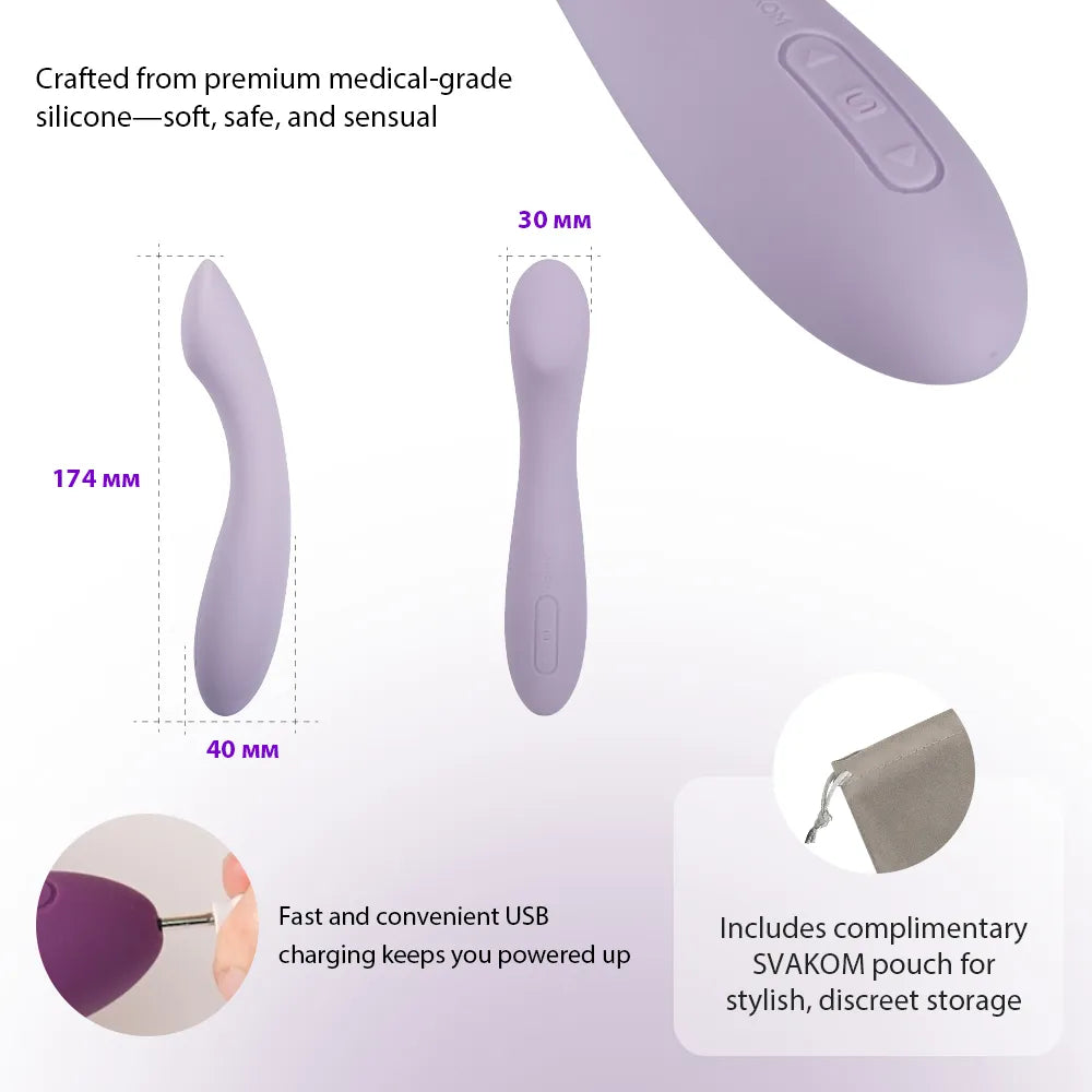 AMY 2 | Strong Flexible G-spot Vibrator - SVAKOM AMY 2 | Strong Flexible G-spot Vibrator - SVAKOM