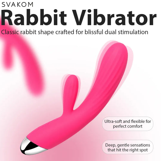 ANGEL | Flexible Heating Female Rabbit Vibrator - SVAKOM ANGEL | Flexible Heating Female Rabbit Vibrator - SVAKOM