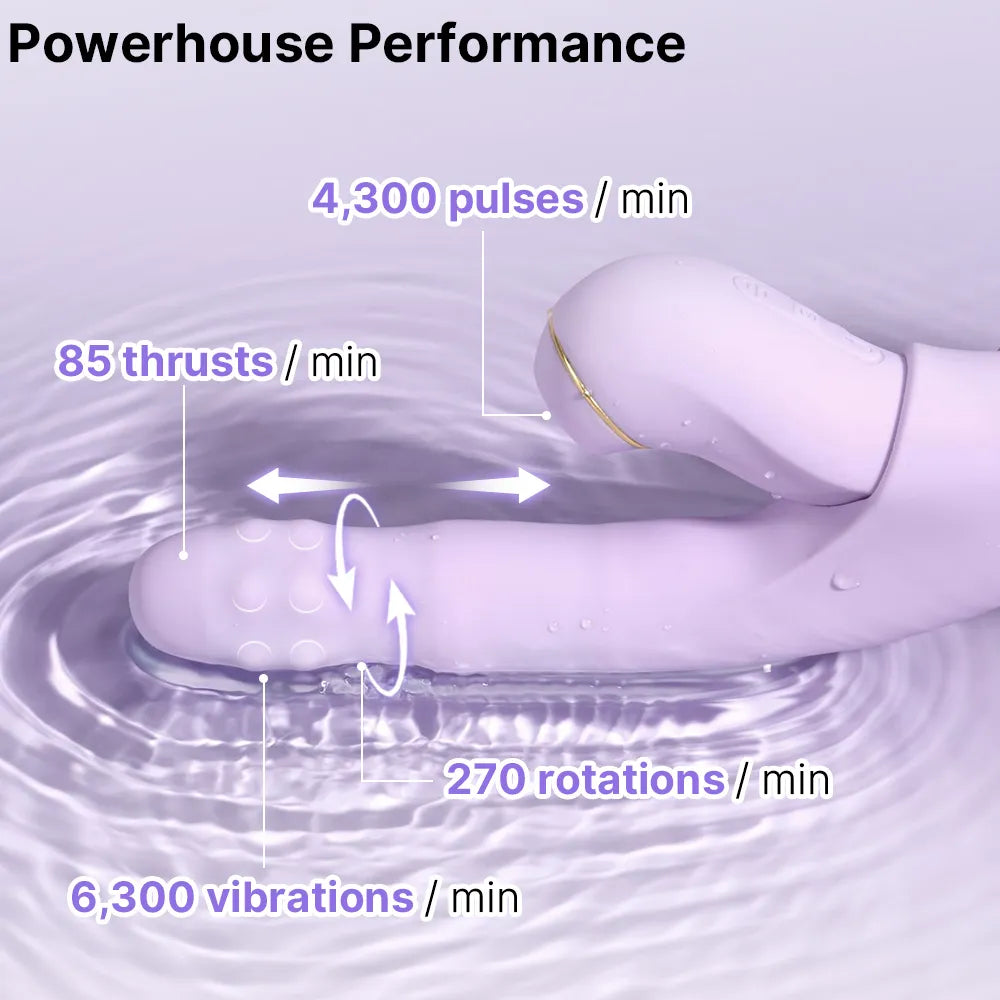 DUOGLOW by SVAKOM | Thrusting Beaded Vibrator + Pulsating Stimulator DUOGLOW by SVAKOM | Thrusting Beaded Vibrator + Pulsating Stimulator