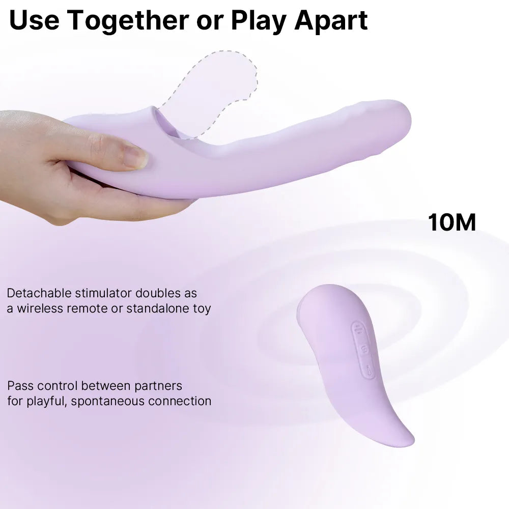 DUOGLOW by SVAKOM | Thrusting Beaded Vibrator + Pulsating Stimulator DUOGLOW by SVAKOM | Thrusting Beaded Vibrator + Pulsating Stimulator