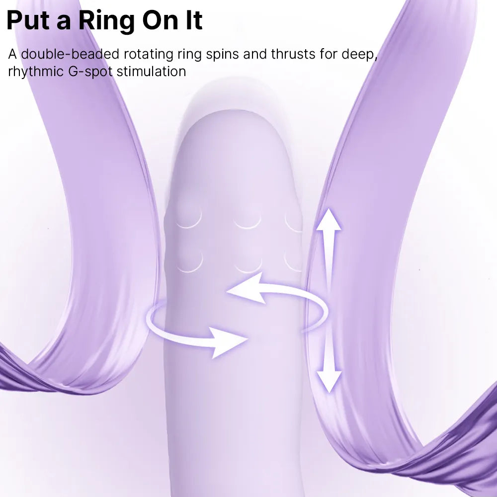 DUOGLOW by SVAKOM | Thrusting Beaded Vibrator + Pulsating Stimulator DUOGLOW by SVAKOM | Thrusting Beaded Vibrator + Pulsating Stimulator