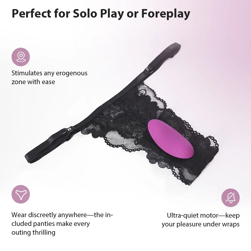EDENY | Wearable Interactive Clitoral Panty Vibrator - SVAKOM EDENY | Wearable Interactive Clitoral Panty Vibrator - SVAKOM