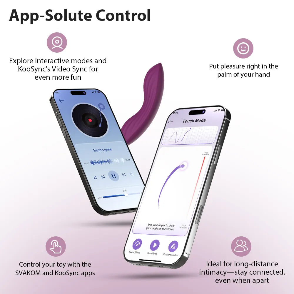 EDENY | Wearable Interactive Clitoral Panty Vibrator - SVAKOM EDENY | Wearable Interactive Clitoral Panty Vibrator - SVAKOM