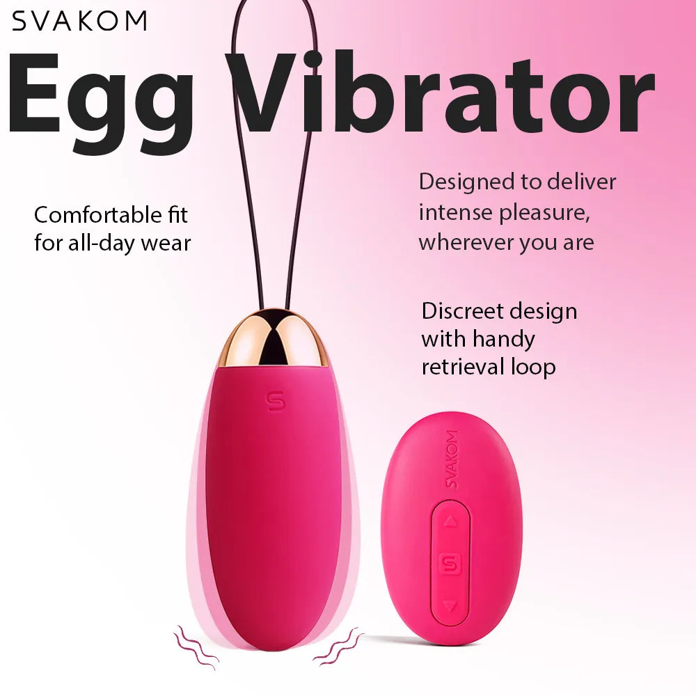 ELVA | Remote-Controlled Egg Vibrator - SVAKOM ELVA | Remote-Controlled Egg Vibrator - SVAKOM