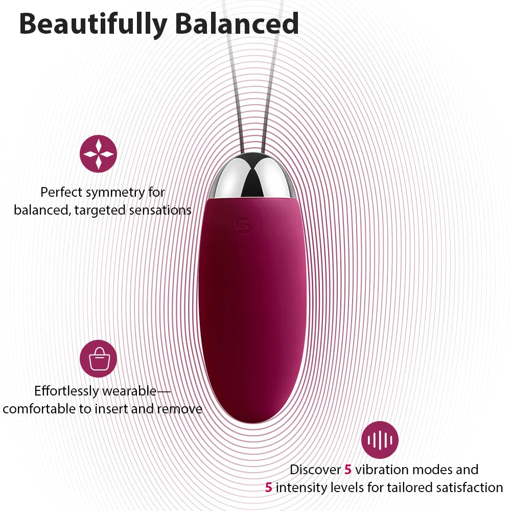 ELVA | Remote-Controlled Egg Vibrator - SVAKOM ELVA | Remote-Controlled Egg Vibrator - SVAKOM