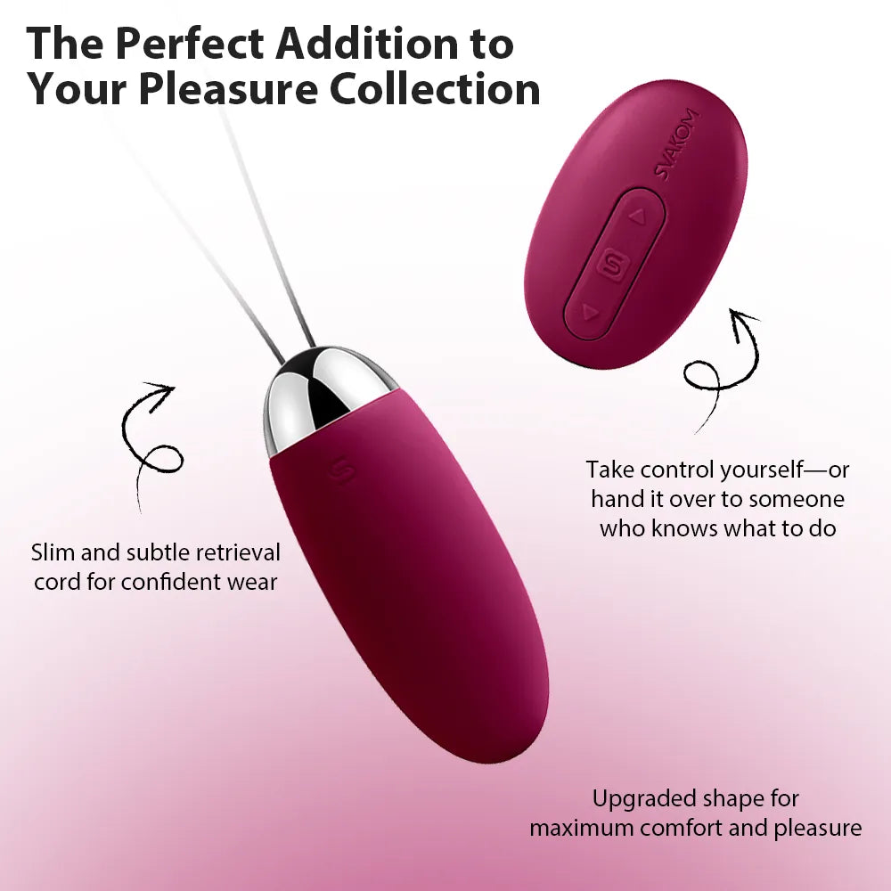 ELVA | Remote-Controlled Egg Vibrator - SVAKOM ELVA | Remote-Controlled Egg Vibrator - SVAKOM