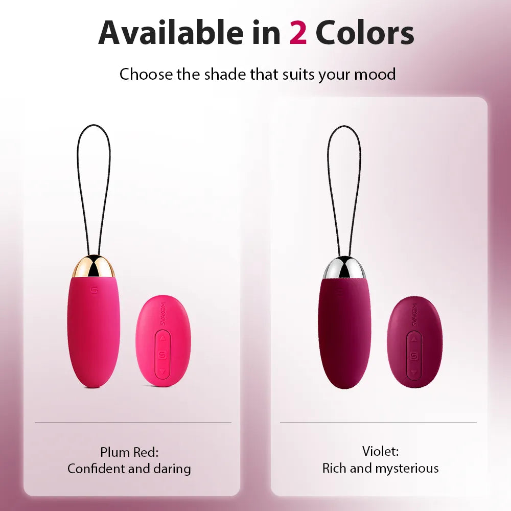 ELVA | Remote-Controlled Egg Vibrator - SVAKOM ELVA | Remote-Controlled Egg Vibrator - SVAKOM