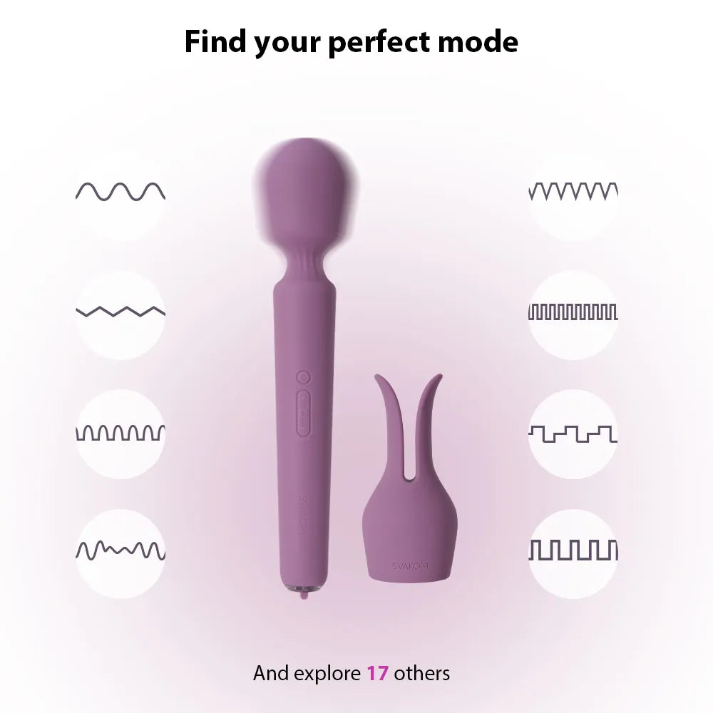 EMMA NEO 2 | Powerful & Interactive Wand Vibrator - SVAKOM EMMA NEO 2 | Powerful & Interactive Wand Vibrator - SVAKOM