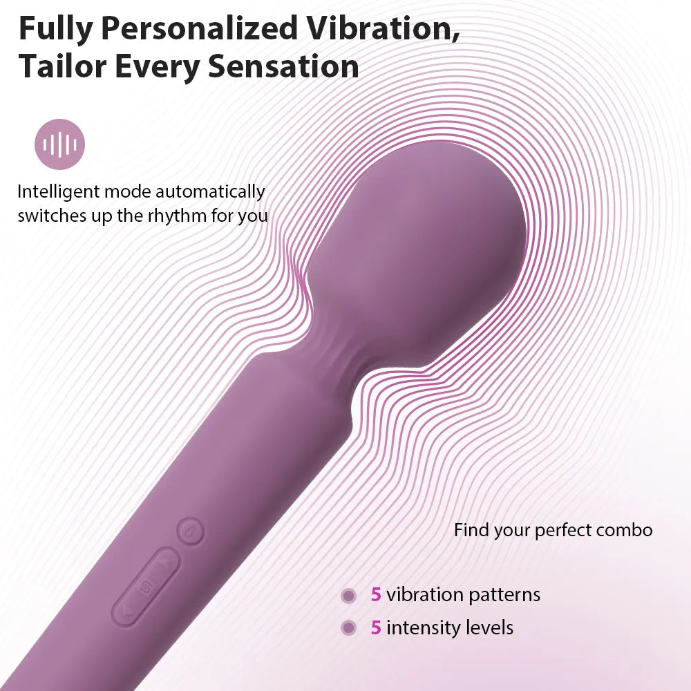 EMMA NEO 2 | Powerful & Interactive Wand Vibrator - SVAKOM EMMA NEO 2 | Powerful & Interactive Wand Vibrator - SVAKOM