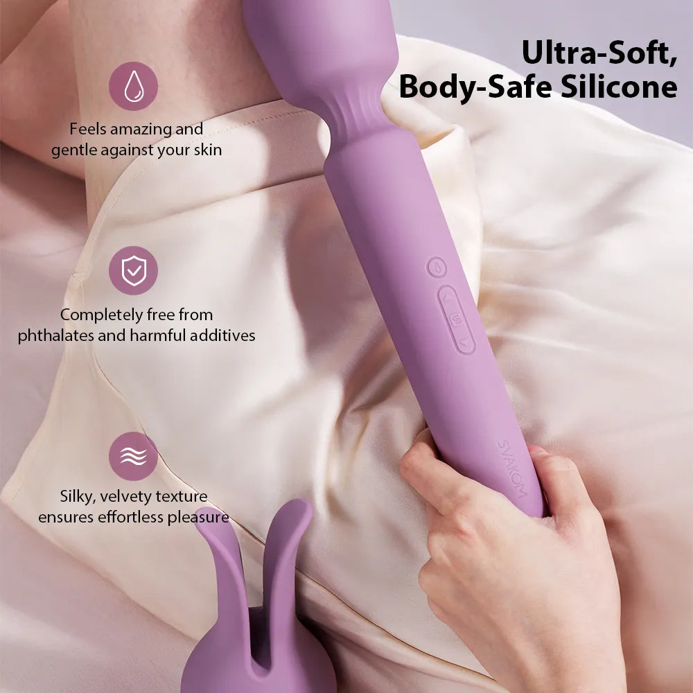 EMMA NEO 2 | Powerful & Interactive Wand Vibrator - SVAKOM EMMA NEO 2 | Powerful & Interactive Wand Vibrator - SVAKOM