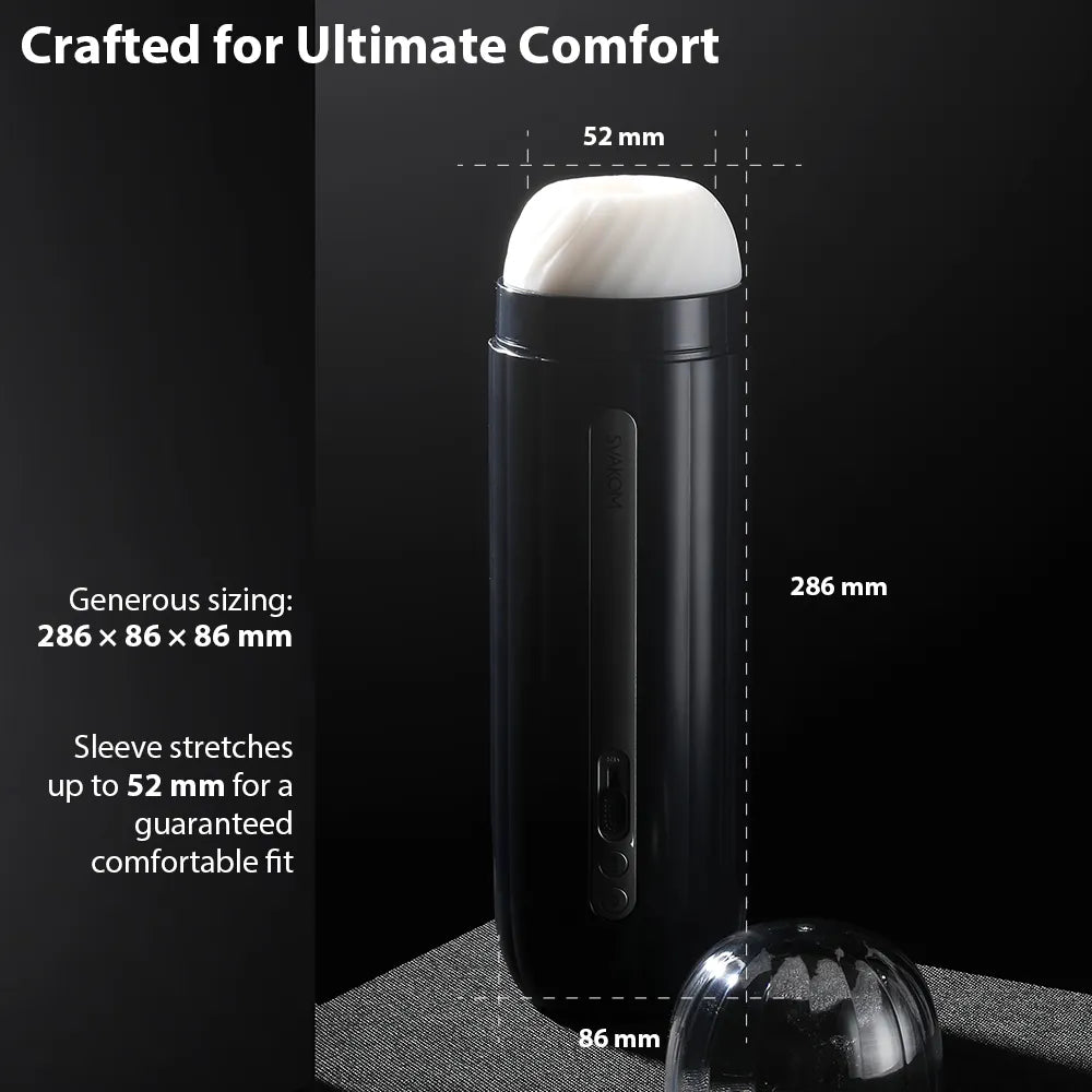 HANNES NEO | Interactive Throbbing & Heating Masturbator - SVAKOM HANNES NEO | Interactive Throbbing & Heating Masturbator - SVAKOM