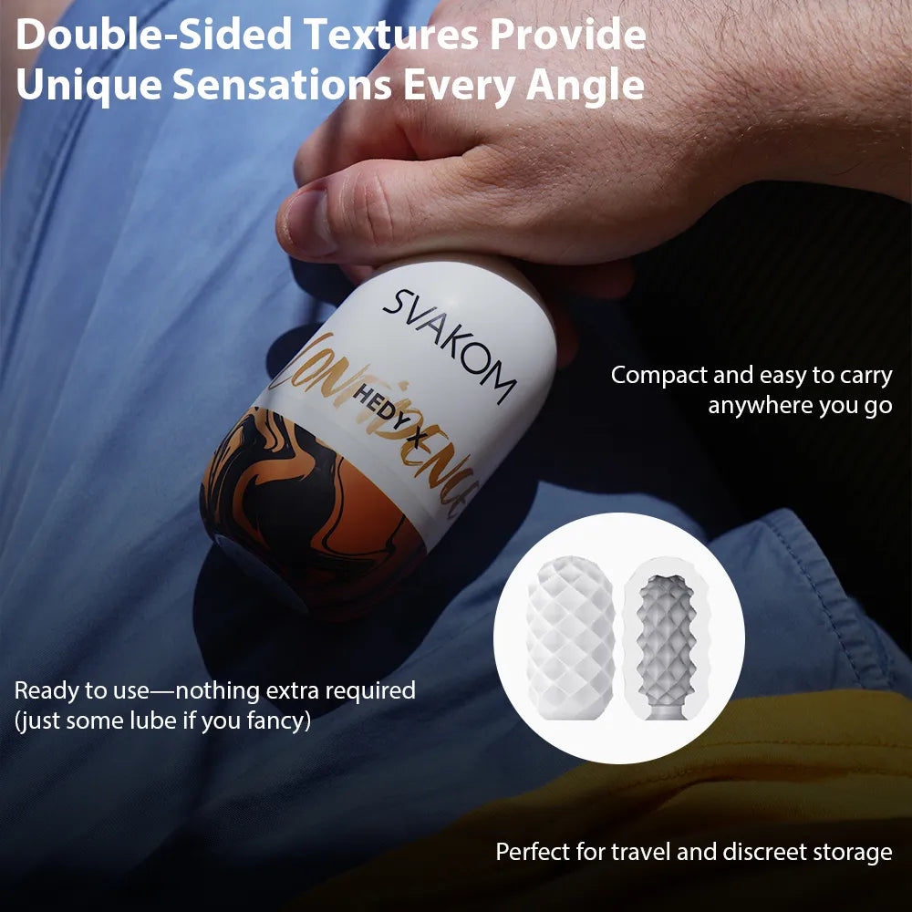 HEDY X | Stretchy Textured Male Masturbation Strokers SVAKOM HEDY X | Stretchy Textured Male Masturbation Strokers SVAKOM