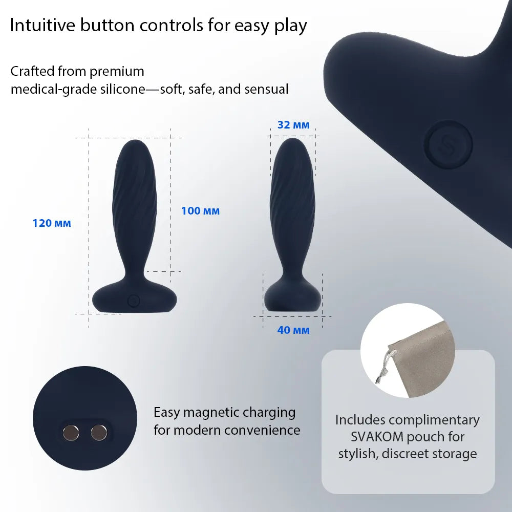 JORDAN | Interactive Trusting Anal Vibrator - SVAKOM JORDAN | Interactive Trusting Anal Vibrator - SVAKOM
