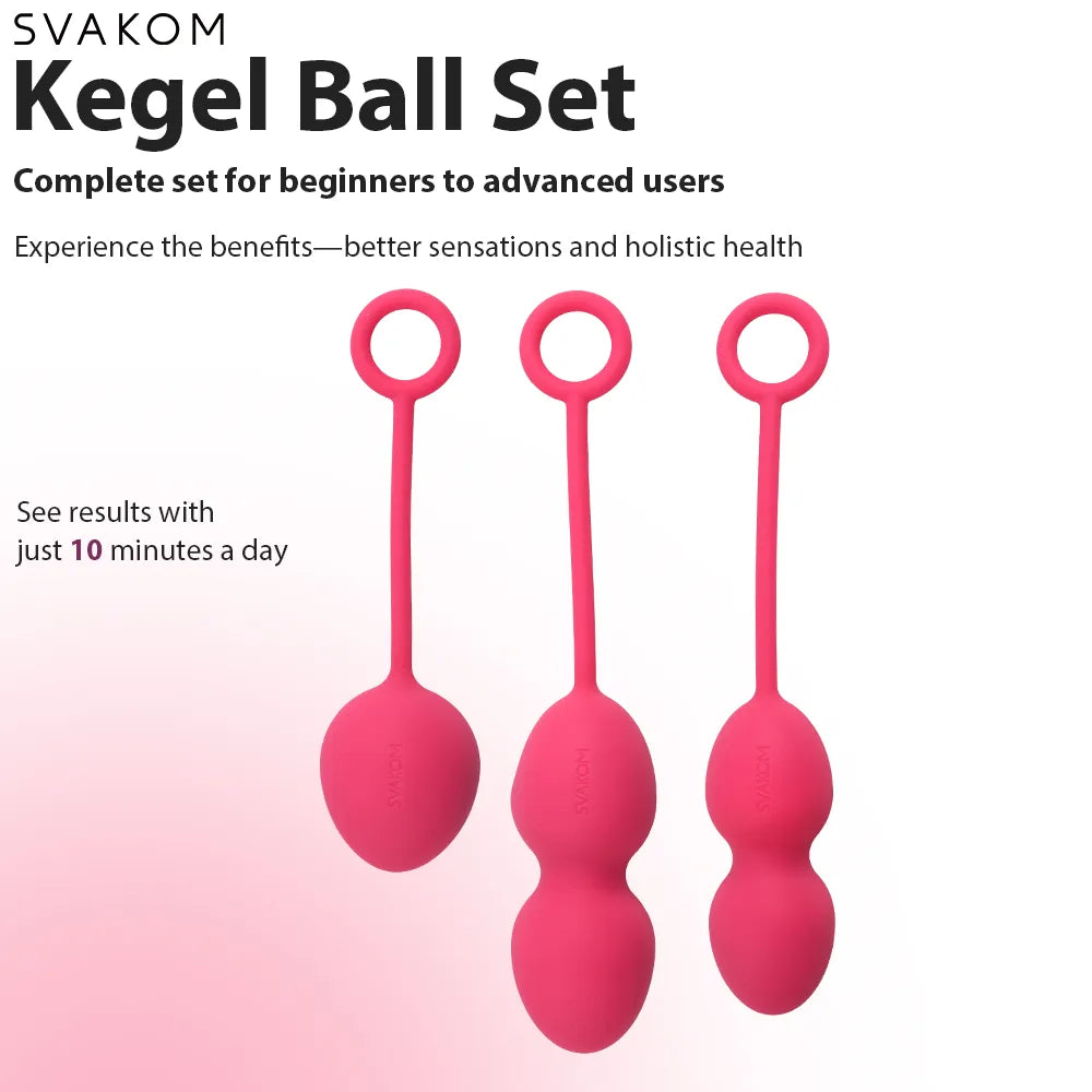 NOVA | Weighted Kegel Balls with Cord Set - SVAKOM NOVA | Weighted Kegel Balls with Cord Set - SVAKOM