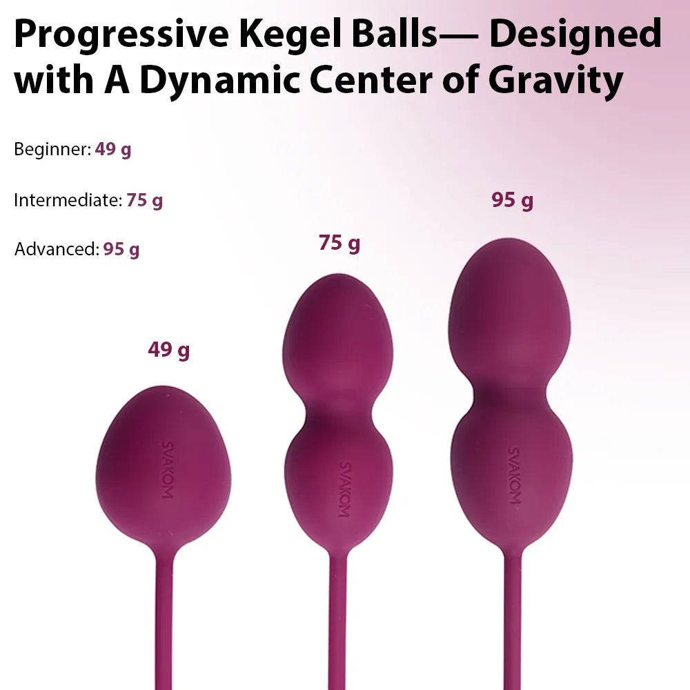 NOVA | Weighted Kegel Balls with Cord Set - SVAKOM NOVA | Weighted Kegel Balls with Cord Set - SVAKOM
