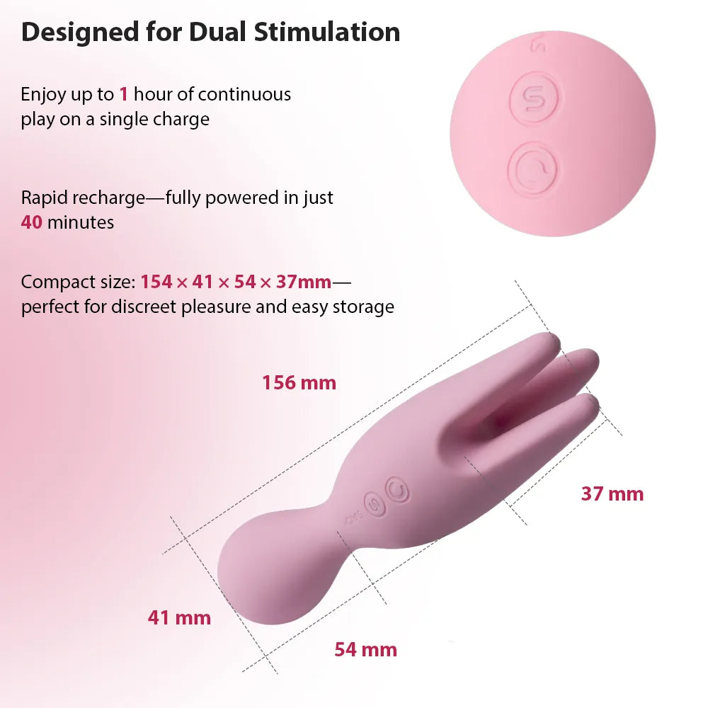 NYMPH | Couple's Foreplay Vibrator - SVAKOM NYMPH | Couple's Foreplay Vibrator - SVAKOM