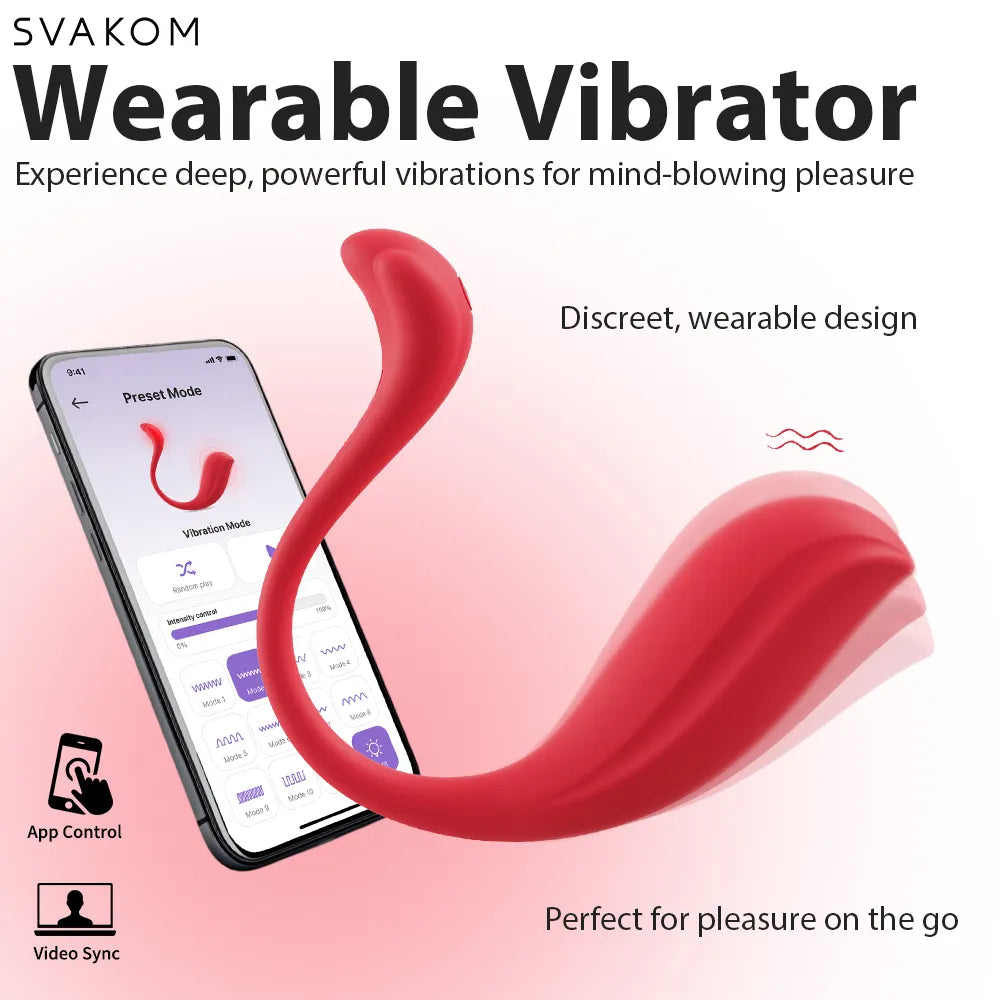 PHOENIX NEO 2 | Interactive App-controlled Egg Vibrator With External Light - SVAKOM PHOENIX NEO 2 | Interactive App-controlled Egg Vibrator With External Light - SVAKOM