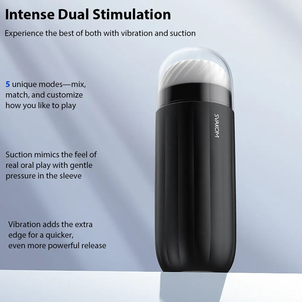 SAM NEO | APP CONTROLLED INTERACTIVE FLESHLIGHT FOR MEN - SVAKOM SAM NEO | APP CONTROLLED INTERACTIVE FLESHLIGHT FOR MEN - SVAKOM