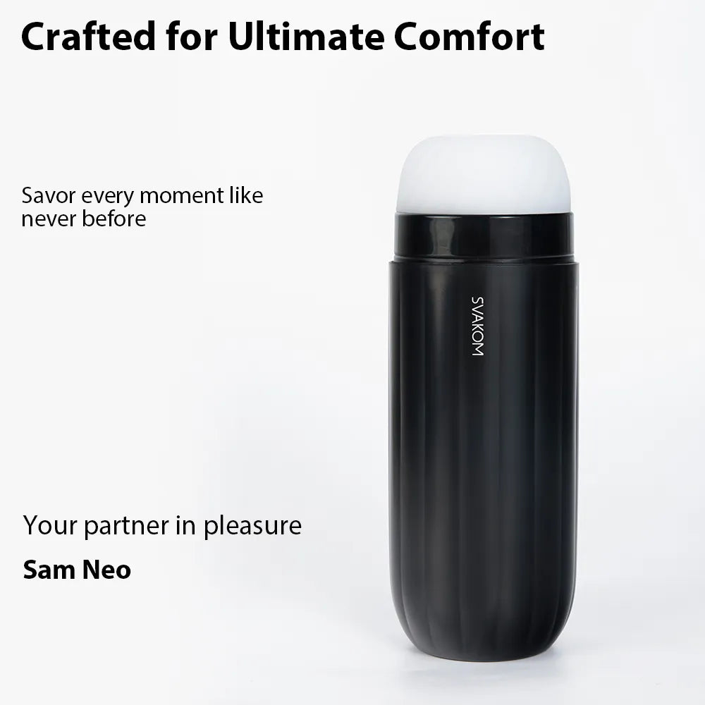 SAM NEO | APP CONTROLLED INTERACTIVE FLESHLIGHT FOR MEN - SVAKOM SAM NEO | APP CONTROLLED INTERACTIVE FLESHLIGHT FOR MEN - SVAKOM