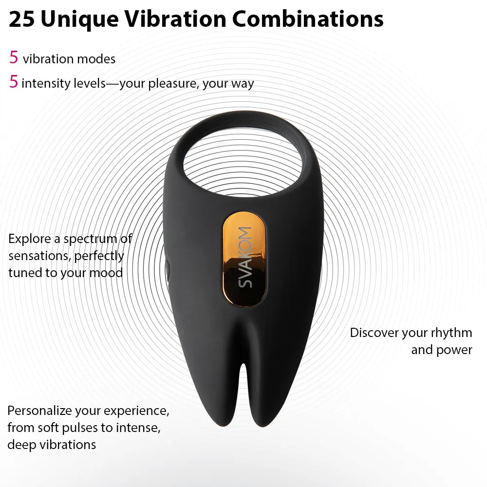 WINNI | App-gesteuertes Vibrations-Rabbit Cockring - SVAKOM WINNI | App-gesteuertes Vibrations-Rabbit Cockring - SVAKOM