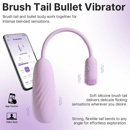 PLUME by SVAKOM | Flexible Brush Tail Bullet Vibrator PLUME by SVAKOM | Flexible Brush Tail Bullet Vibrator